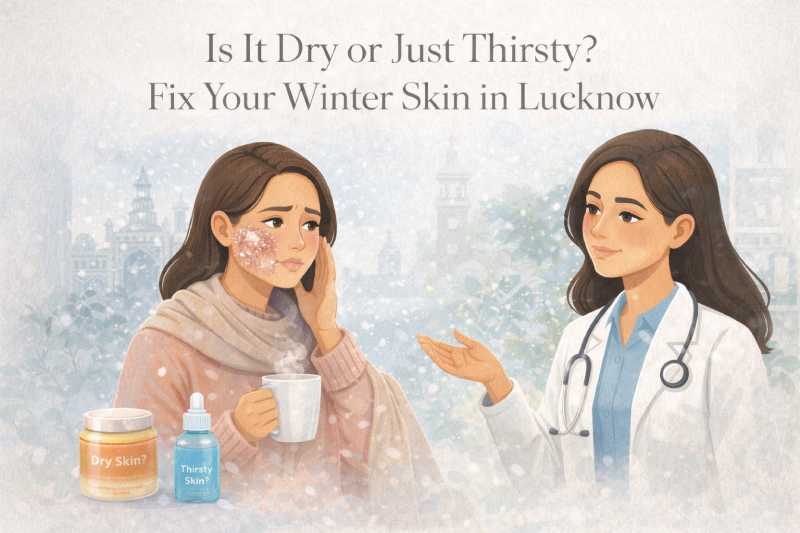 Winter skincare advice in Lucknow