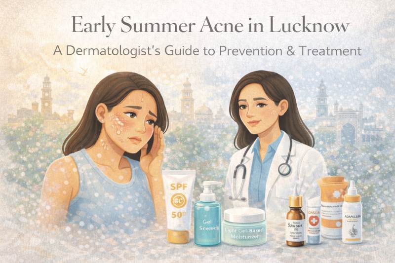 Summer skincare advice in Lucknow