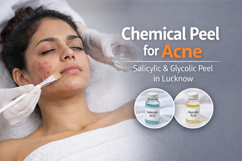 Chemical Peel for Acne: Salicylic Peel, Glycolic Peel & Peel Cost in Lucknow