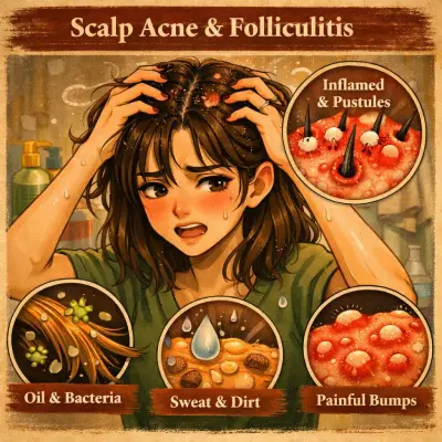 Scalp Acne & Folliculitis