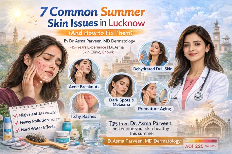 7 Common Summer Skin Issues in Lucknow And How to Fix Them