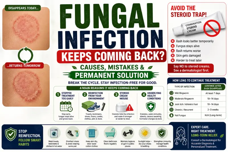 Why Your Fungal Infection Keeps Coming Back And How to Stop It
