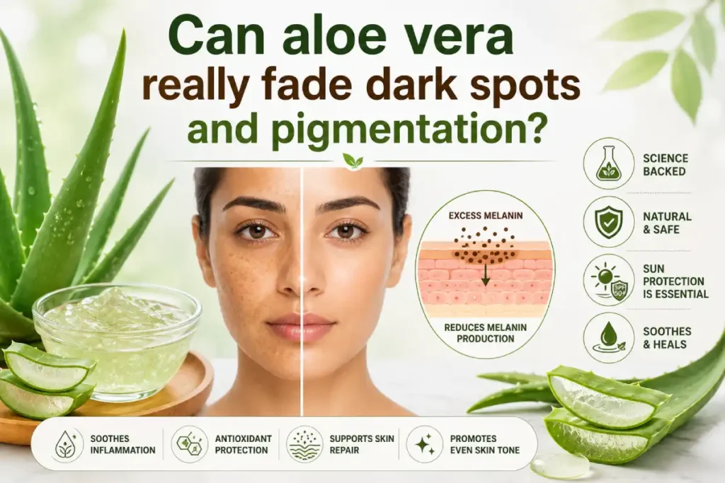 Can aloe vera really fade dark spots and pigmentation_